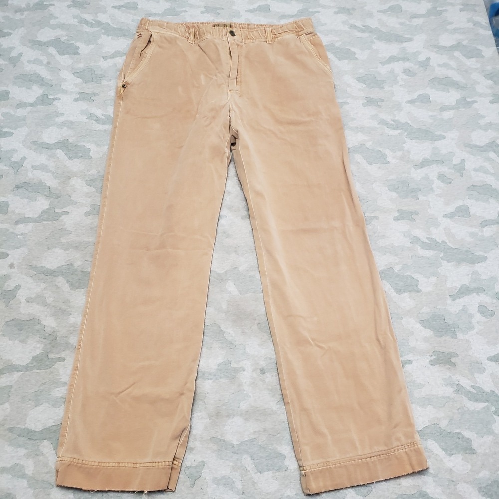 The Territory Ahead Pants Mens Medium Brown Straight Leg